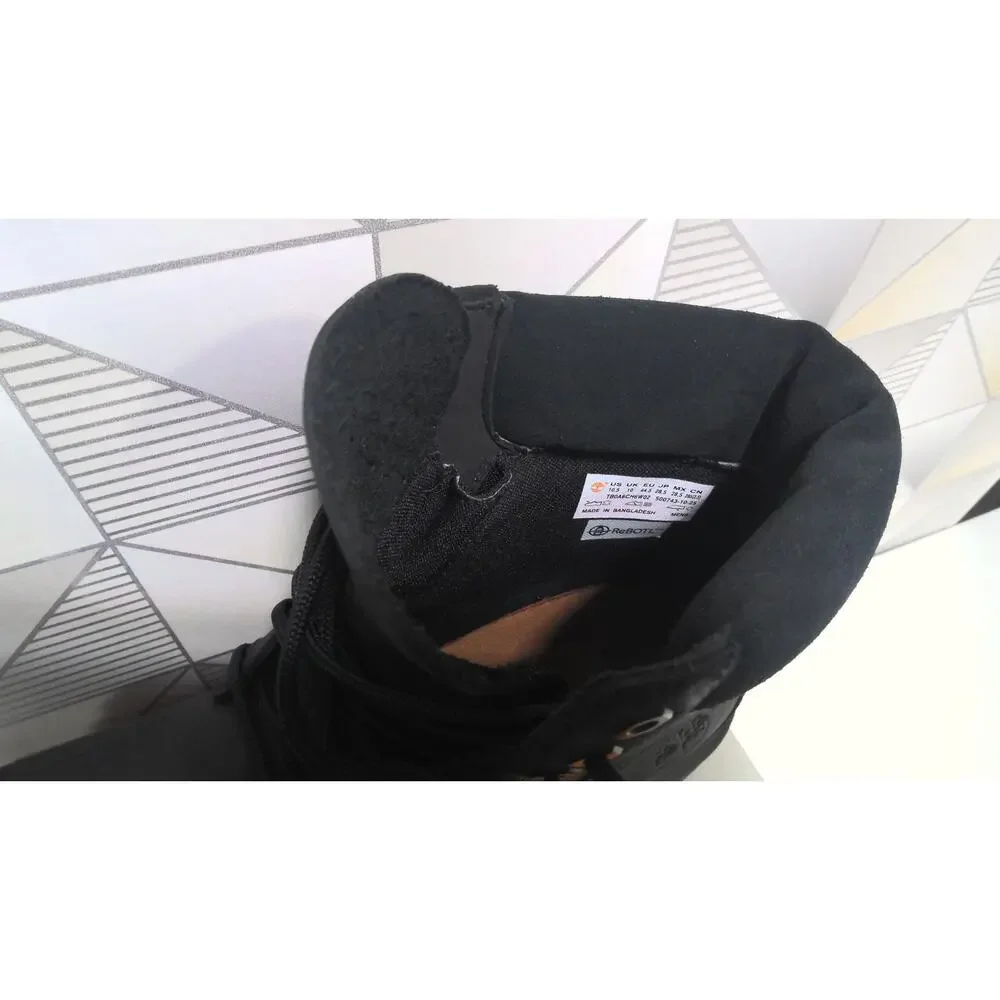 Timberland 25 6-Inch Waterproof Boots Men’s 10.5 Black TB0A6CH6 W02 New Box
